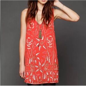 sold elsewhere 
Free People Secret Garden shift dress small